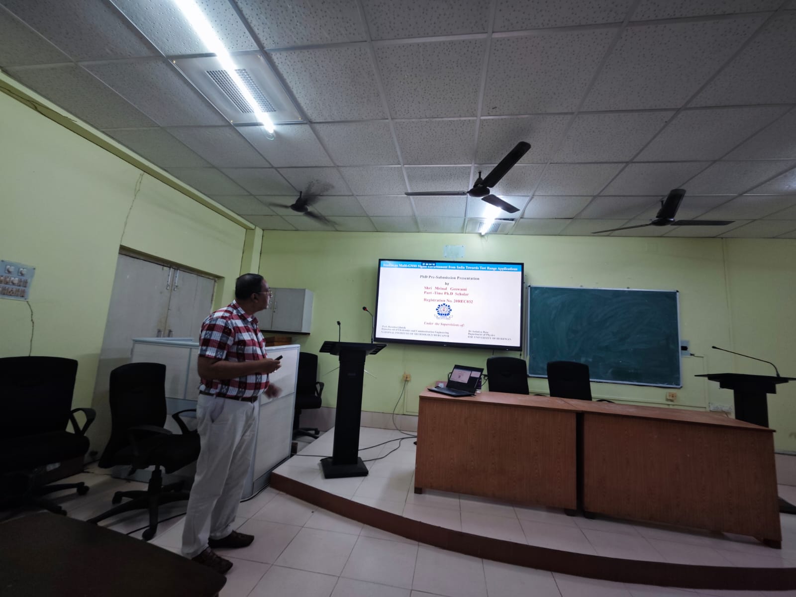 Mr Mrinal Goswami at NIT Durgapur