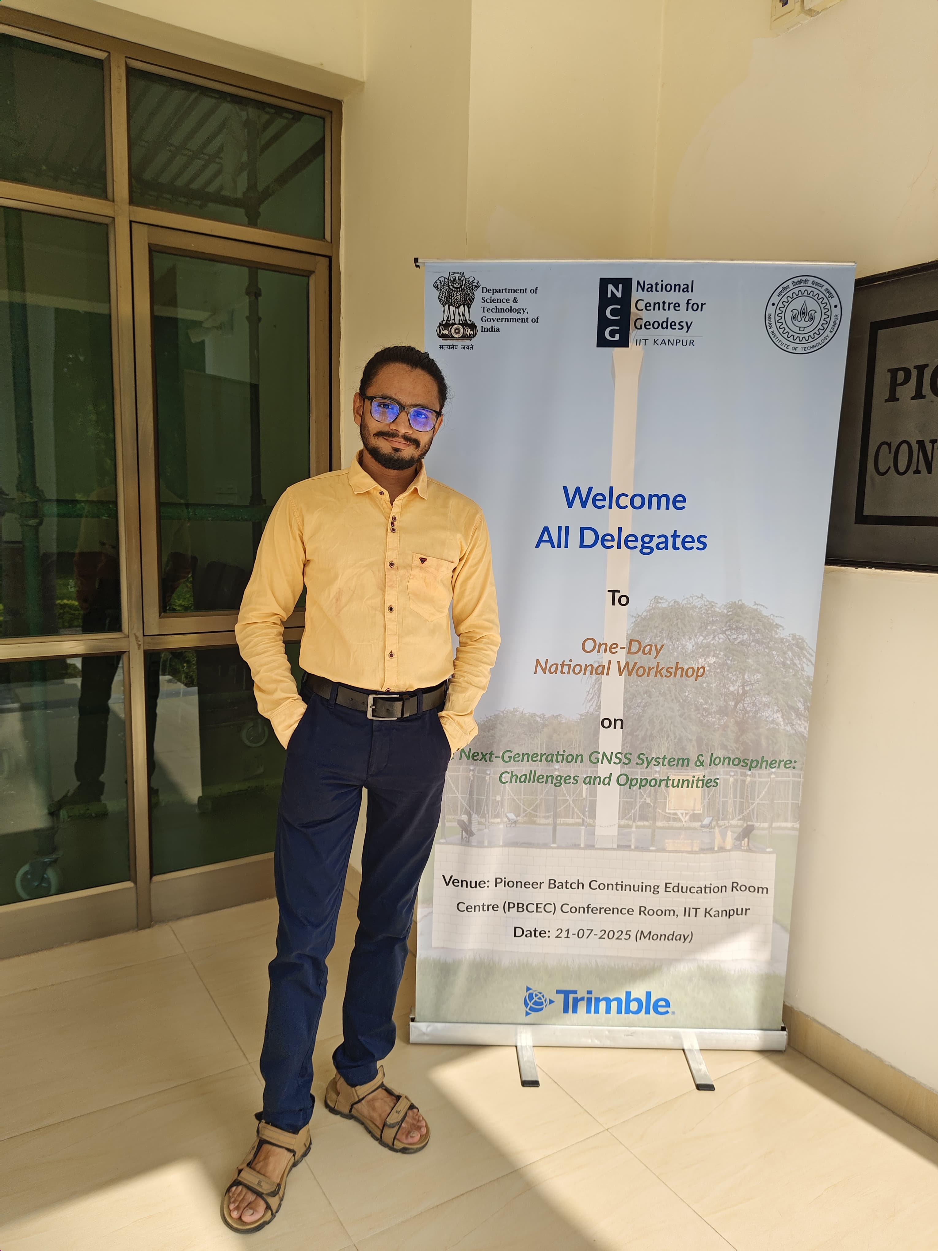 Rahul Mondal at IIT Kanpur