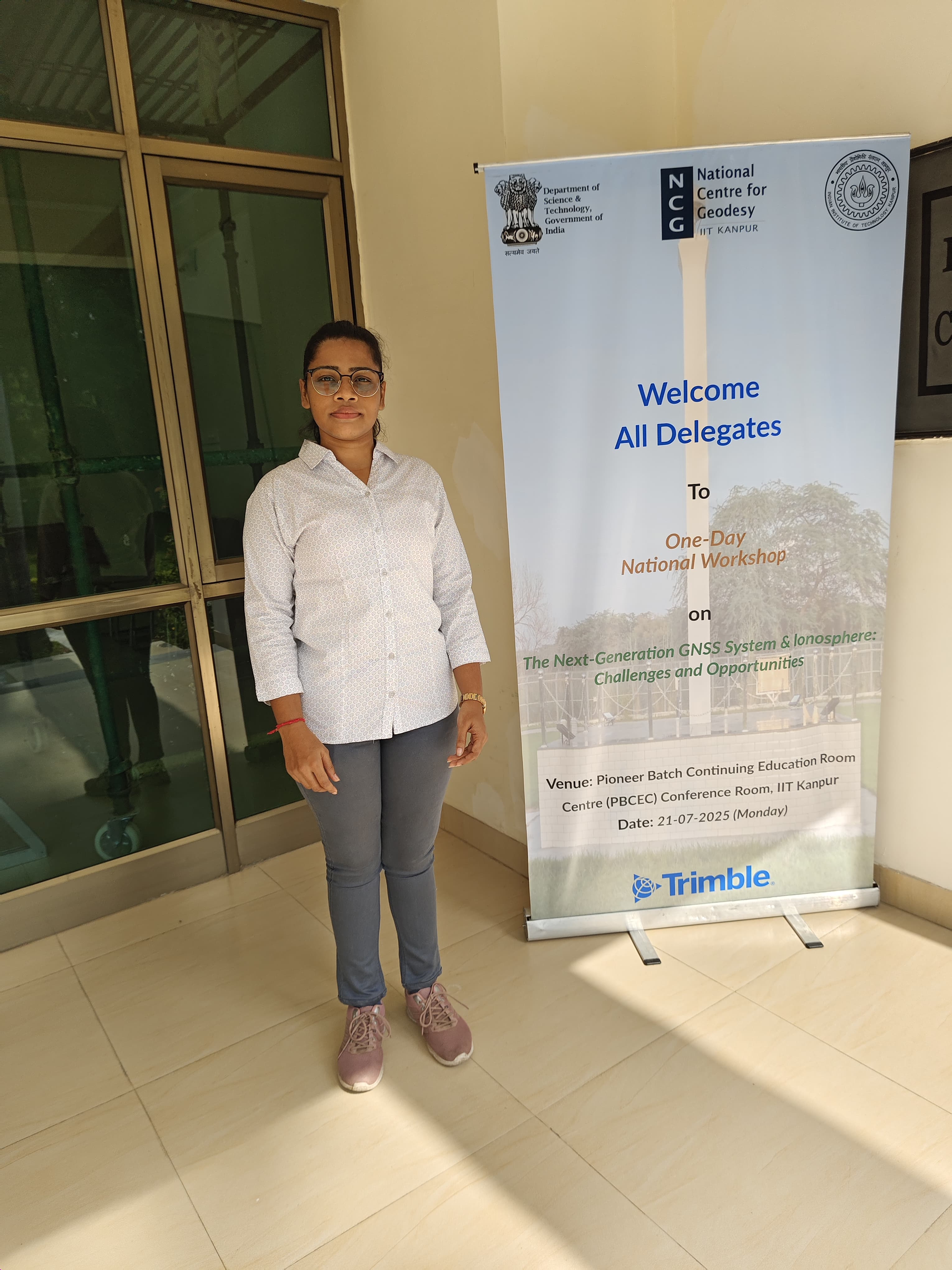 Supriya Gahr at IIT Kanpur